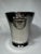 Vintage Traditional Silver Finish Hammered Metal Insulated Ice Bucket For Sale - Image 4 of 12