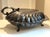Shabby Chic Vintage Silver Plate Clam Shell Serving Dish For Sale - Image 3 of 9