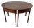 Pair of Antique Federal Style Mahogany Demilune Consoler Tables For Sale