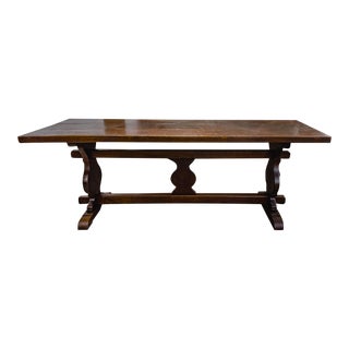 Italian Walnut Farmhouse Table, Circa 1800 For Sale
