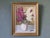 HYACINTHS Size: 52 x 42 cm (including frame) Oil on Board An expressive and beautifully textured mid-century floral still...