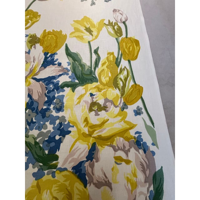 English 8 Yards of Brunschwig & Fils Tulip Pattern For Sale - Image 3 of 7