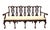 19th C. Chippendale Style Four Seater Settee, mahogany, with finely carved back splat, cane seating with fitted cushion,...