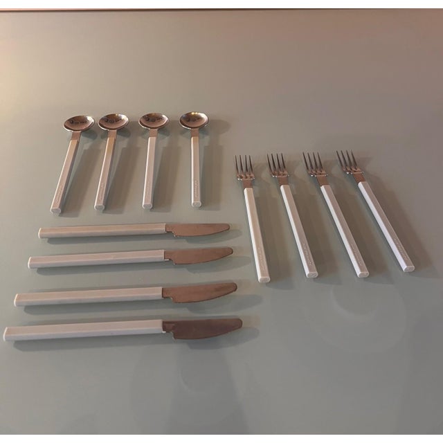 Air France Concorde Cutlery Service by Raymond Loewy, 1970s, Set of 12, in Good conditions. Designed 1970 to 1979 This...