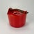 Mid-Century Modern Red Enamel and Cast Iron Pot by Timo Sarpaneva for Rosenlew of Finland, 1960s For Sale - Image 3 of 11