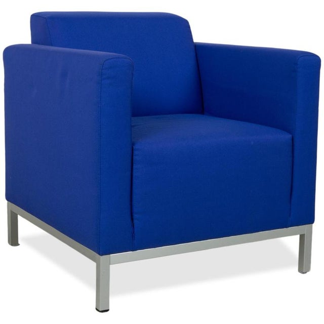 Lounge Chair in Blue Fabric from MDF Italia For Sale - Image 12 of 12