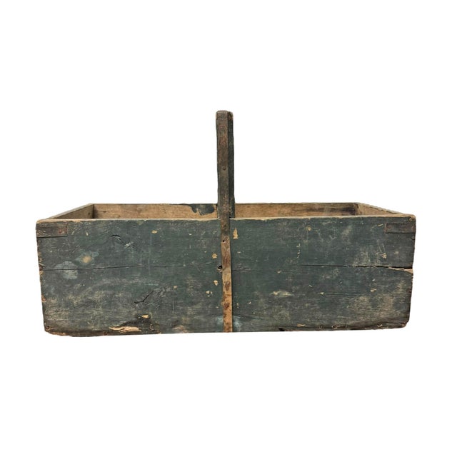 French Country Pair of Early 20th Century French Garden Trugs For Sale - Image 3 of 12