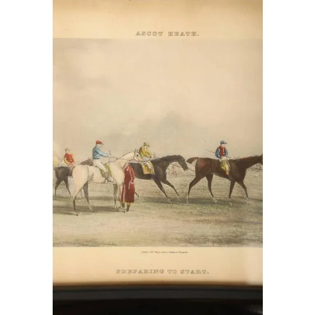 Brown Italian Magazine Rack with two Henry Alken Engravings For Sale - Image 8 of 10