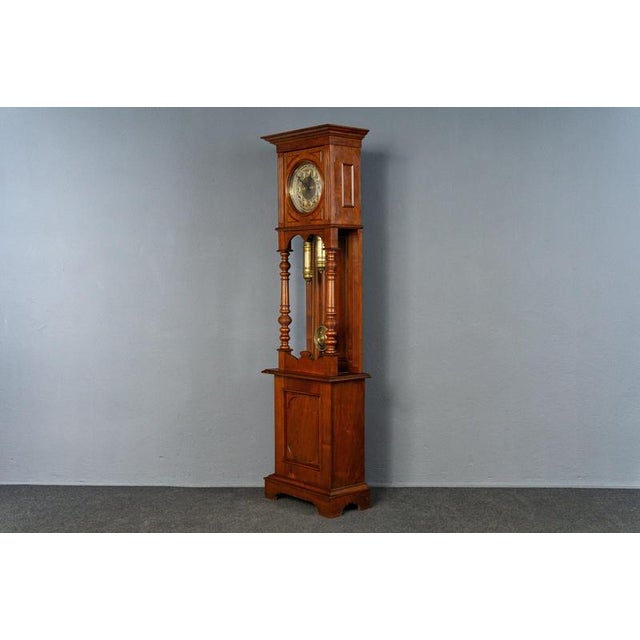 Antique Gründerzeit Grandfather Clock, Late 19th Century For Sale - Image 4 of 18