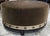A. Rudin 36" Round Mohair Ottoman For Sale - Image 10 of 13