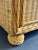 Wood Vintage Boho Chic Pencil Reed Rattan Six Drawer Dresser For Sale - Image 7 of 12