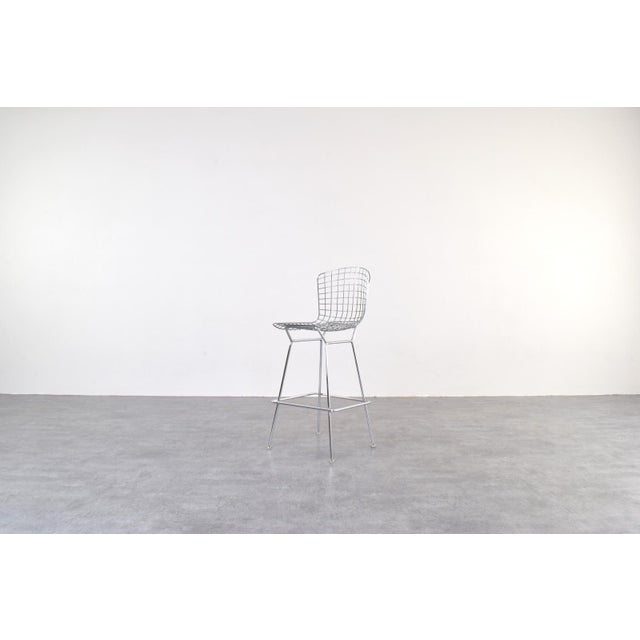 Vintage Bar Stools by Harry Bertoia for Knoll International, 1970s, Set of 2 For Sale - Image 9 of 16