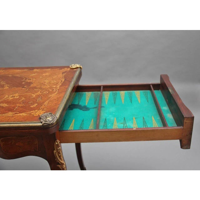 19th Century Kingwood Card Table For Sale - Image 12 of 16