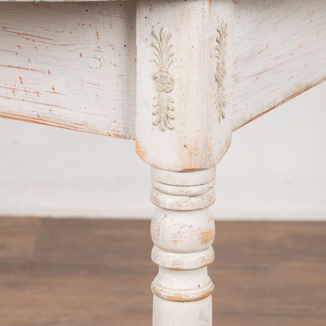 Wood Pair of 19th Century Swedish Demi Lune Side Table Consoles For Sale - Image 7 of 11