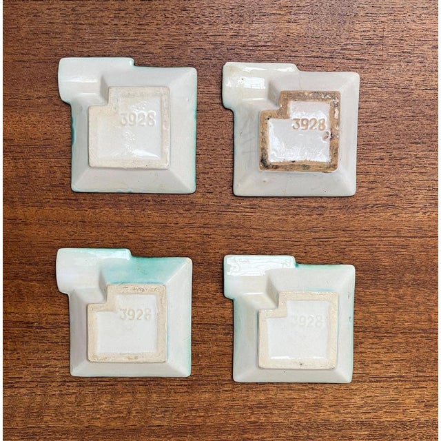 Mid-Century Ceramic Stacking Ashtrays with Wooden Boxes, 1960s, Set of 5 For Sale - Image 6 of 18