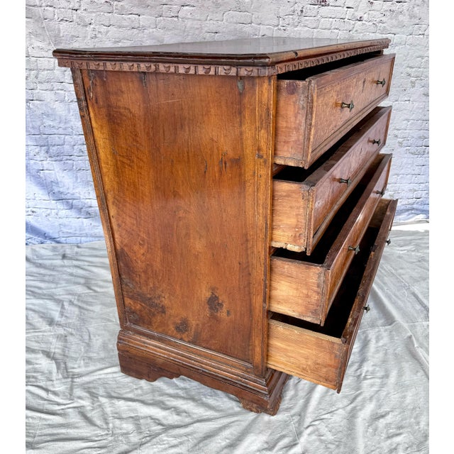 17th Century Italian Marquetry Inlaid Four Drawer Chest For Sale - Image 10 of 11