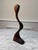 20th C. Mid-Century Modern Hand-Carved Wood "Loch" Sculptural Table Clock by Rick Sherman For Sale - Image 4 of 6