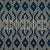 Sample- Schumacher Asaka Ikat Fabric in Indigo For Sale