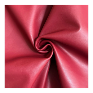 Spinneybeck Rhubarb Red Italian Designer Leather Hide - 1 of 3