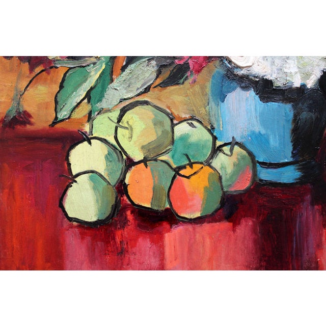 1960s Wilhelms Girupnieks, Still Life, 1964, Oil on Cardboard For Sale - Image 5 of 7