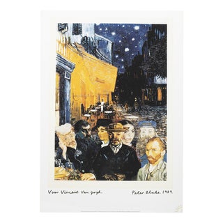 Homage to Van Gogh Poster after Peter Blake, 1990 For Sale