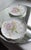 Japanese Mid-20th-Century Japanese Porcelain Dessert Plates With Peony Pattern - a Pair For Sale - Image 3 of 8