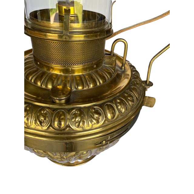 Antique Rochester Brass Hanging Lantern For Sale In Phoenix - Image 6 of 14