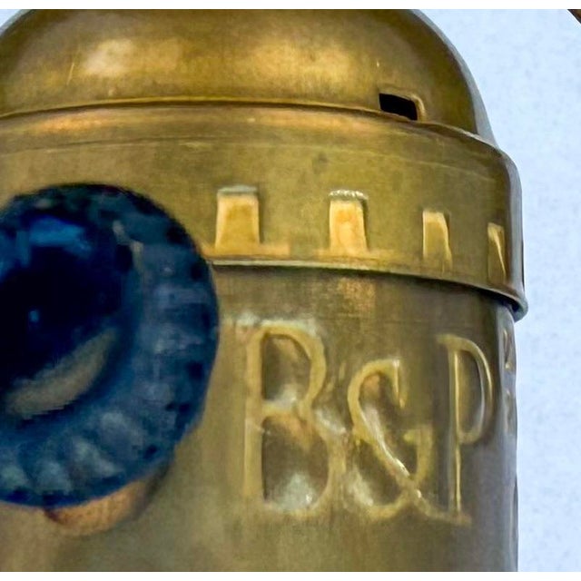 Antique French Neo-Classical Style Carved Gilt Painted Wood Fragment Table Lamp For Sale - Image 4 of 7