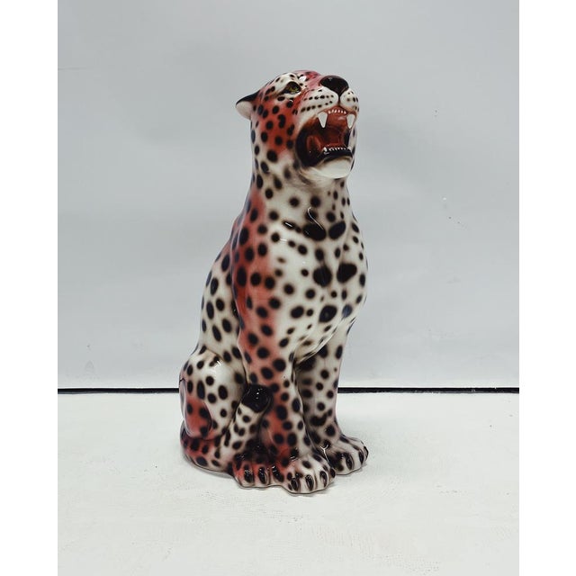 Pink Pink Panther Statue by Ceramiche Boxer For Sale - Image 8 of 8