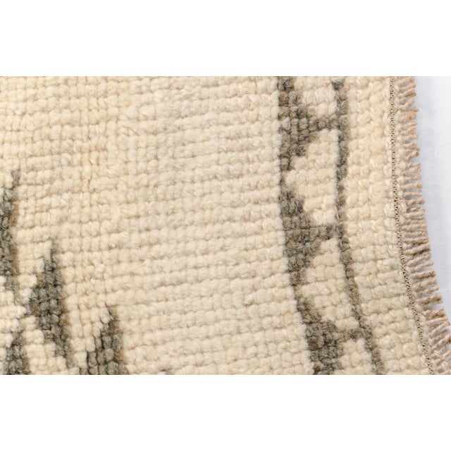 Mid 20th Century Natural Turkish Kitchen Decor Runner For Sale - Image 6 of 10