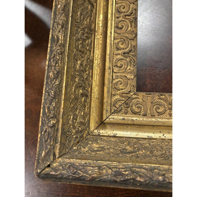 Antique Gilt Composition Picture Frame, Circa 1890–1915 | 14 × 18 Opening For Sale - Image 17 of 18