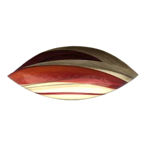 2000s Modern Murano Glass Bowl in Oval Form