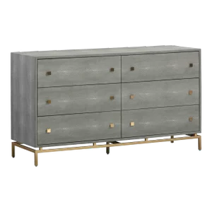 Pesce Shagreen 6 Drawer Dresser