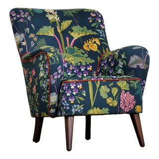 Armchair in Upholstery by Gocken Jobs, 1950s For Sale