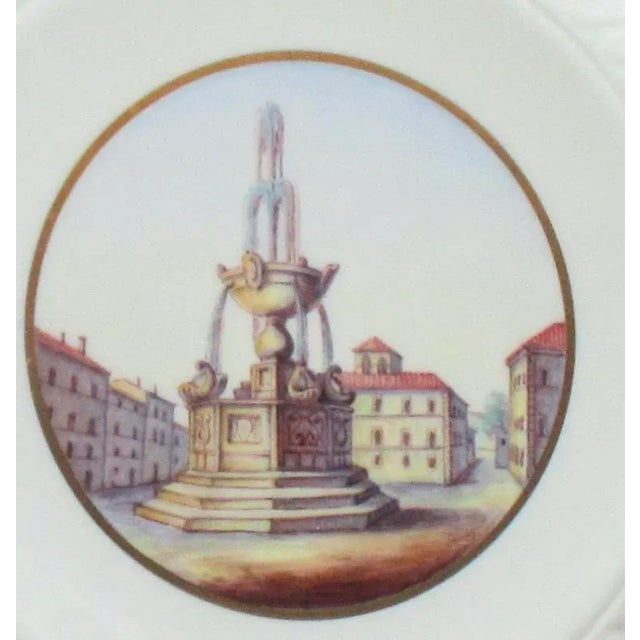 Vintage Richard Ginori Fountains of Rome Limited Production Plates- Set of 4 For Sale - Image 11 of 13