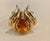 4 Carat Oval Citrine and Diamond Ring in 14 Karat Yellow Gold, Estate For Sale In New York - Image 6 of 18