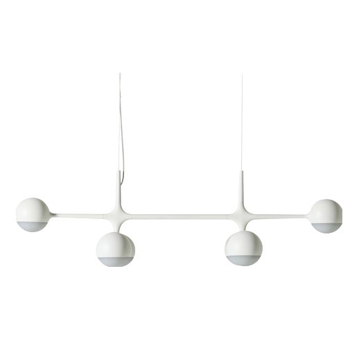 Dot Pattern Light Suspension 6 Spheres Lamp by Charles and Ray Eames for Cassina For Sale