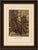 Renaissance Stair Hall with Armored Knight Figure, c.1900 Original color plate from the renowned Collection Henry...