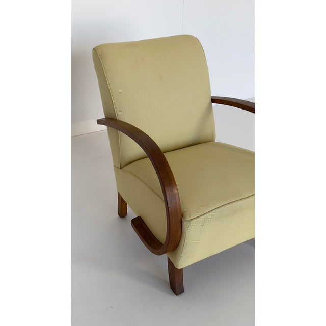 Mid-Century Modern Vintage Lounge Chair by Jindřich Halabala, 1950s For Sale - Image 3 of 8