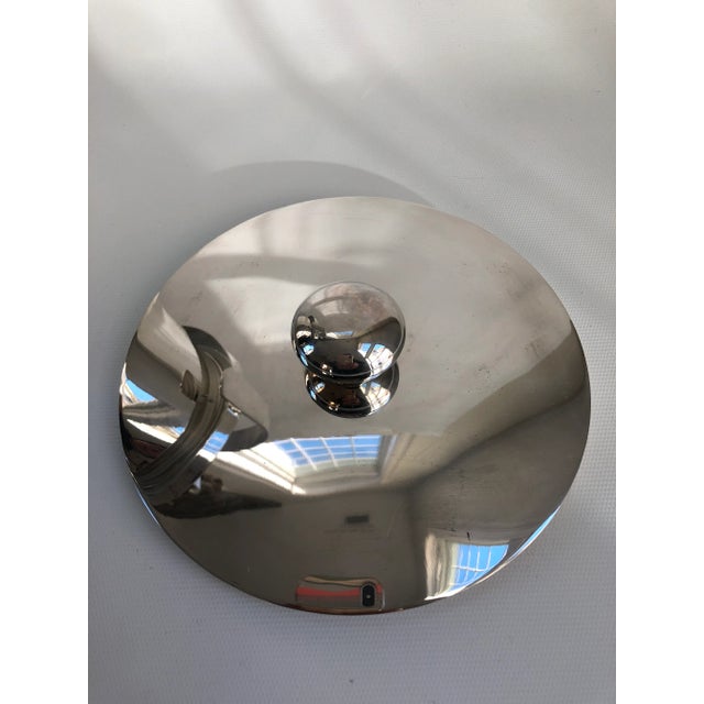 1960s Mid-Century Modern Italian Argente Silver Plate Ice Bucket For Sale - Image 5 of 11