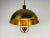 Metal Polished Brass Pendant Lamp by Florian Schulz, 1970s, Germany For Sale - Image 7 of 13