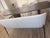 Contemporary Arhaus Dining Table With 4 Upholstered Chairs + Bench in Excellent Condition For Sale - Image 3 of 14