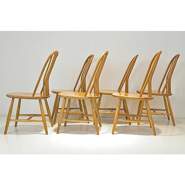 Article name: 6 akerblom chairs designer: bengt åkerblom year: around 1954 manufacturer: nässjö stolfabrik country: sweden...