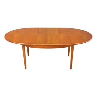 C13 - Mid Century Teak Oval Dining Table by Jentique Furniture For Sale