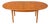 C13 - Mid Century Teak Oval Dining Table by Jentique Furniture For Sale
