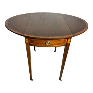 Vintage Charak Mahogany Pembroke Table For Sale