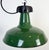 Green Industrial Green Enamel Factory Pendant Lamp, 1960s For Sale - Image 8 of 18