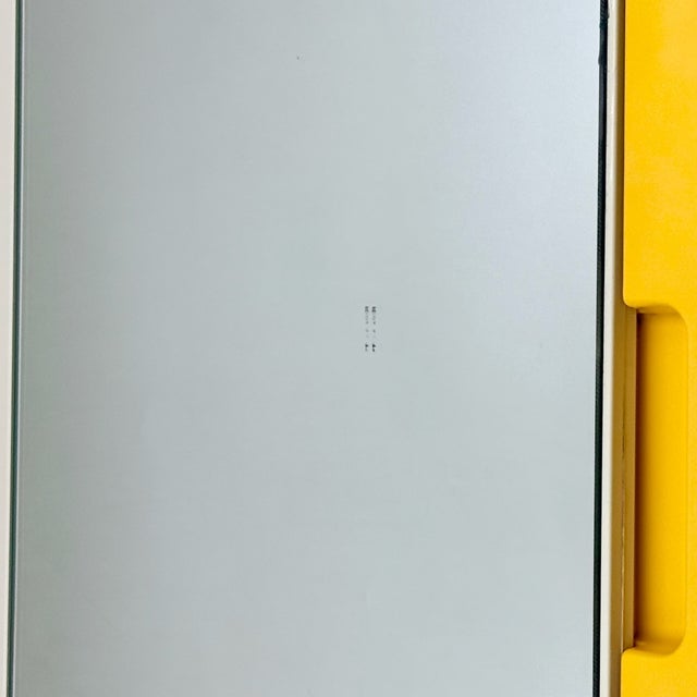 Yellow Wall Mirror Cabinet by Olaf Von Bohr for Gedy, Italy, 1970s For Sale - Image 10 of 16