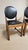 Vintage Wooden Dining Chairs with Black Leather Upholstery, 1940s, Set of 4 For Sale - Image 4 of 17