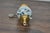 Ceramic Asian Porcelain Vessel Table Lamp with Cobalt Brushwork and Gilded Base For Sale - Image 7 of 9